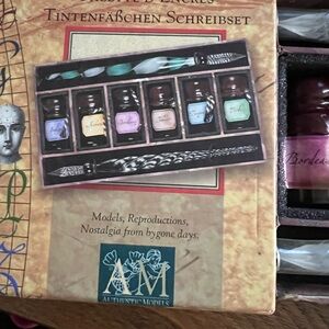 Purple, Blue & other colors Calligraphy Ink Set